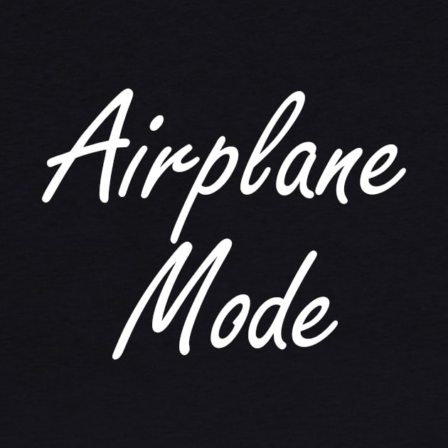 Airplane Mode White Design by Avion